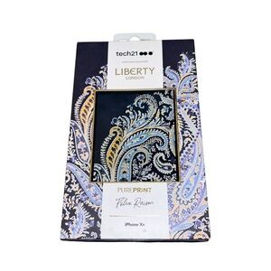 NEW Tech 21 Blue Floral Design Phone Case iPhone XR Liberty London Accessory